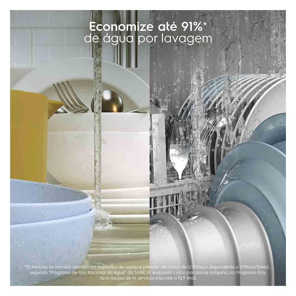 Lava-Louça Electrolux 14 Serviços Inox com Programa Lava e Seca 50' LS14E - 10