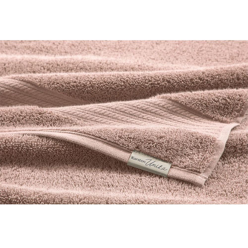 Jogo de Toalhas de Banho Gigante com 04 Peças Magna Aura e Branco - Karsten - 4