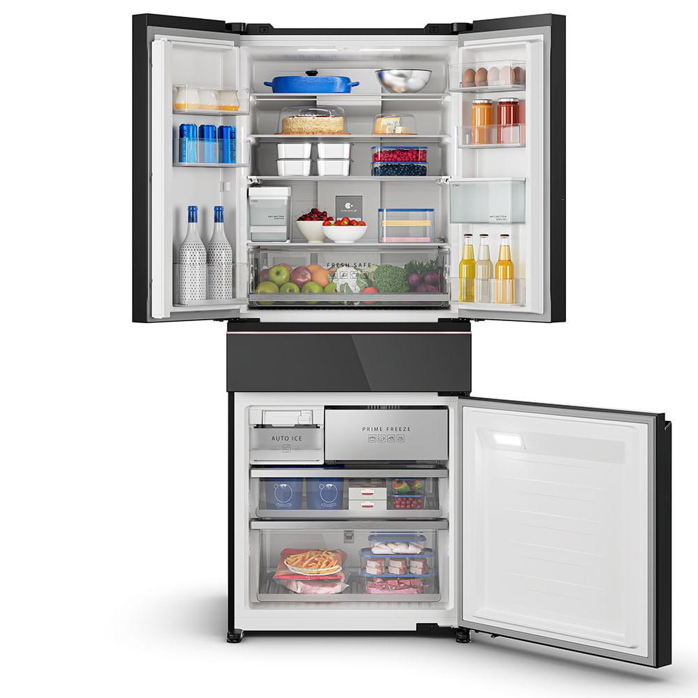 Refrigerador French Door Panasonic 04 Portas Frost Free com 540 Litros Dark Glass - DB69 - 2