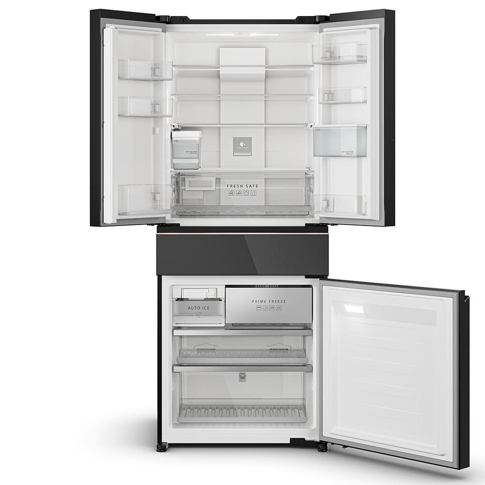 Refrigerador French Door Panasonic 04 Portas Frost Free com 540 Litros Dark Glass - DB69 - 3