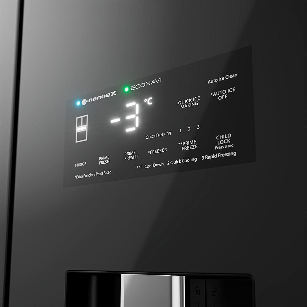 Refrigerador French Door Panasonic 04 Portas Frost Free com 540 Litros Dark Glass - DB69 - 7