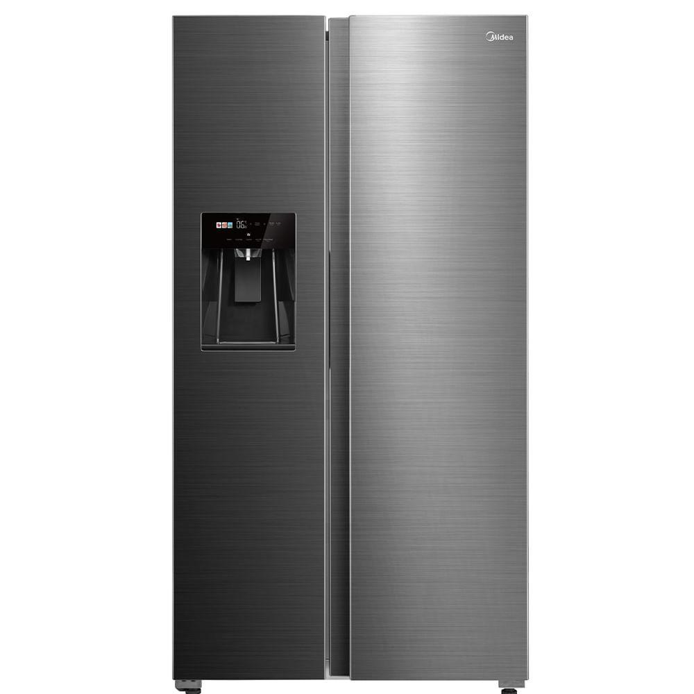 Refrigerador Side By Side Midea de 02 Portas Inverter com 570 Litros Inox - MDRS761MYD46 - 1