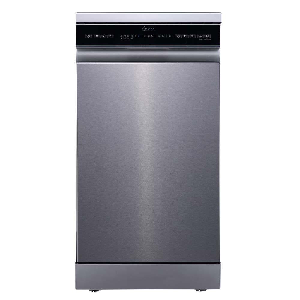 Lava Louças de Piso com 10 Serviços Midea SmartHome com 8 Programas de Lavagem Inox - MDWEF1034CSS - 1
