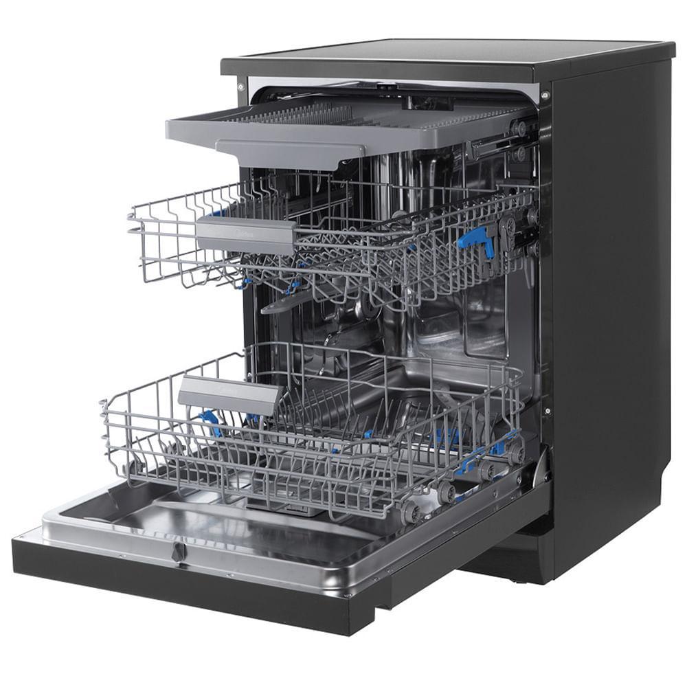 Lava-Louças Midea SmartHome Black Inox com 14 Serviços, 09 Programas de Lavagem e Função Open Dry - MDWEF1433GBS - 6