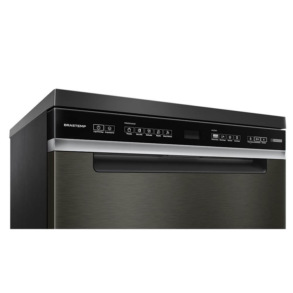 Lava-Louças Brastemp Eclipse Collection Black Stainless com 15 Serviços, 05 Programas de Lavagem - BLF62AP - 2