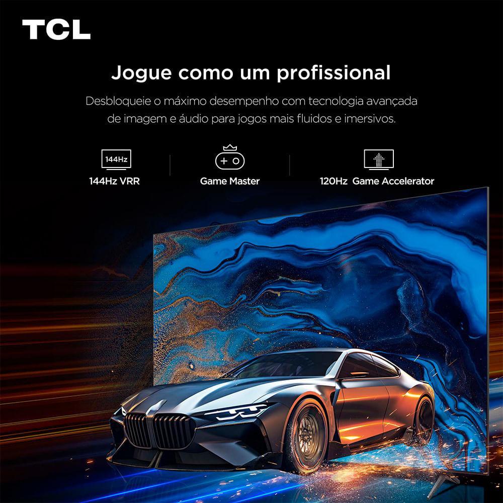 Smart TV 4K TCL QD-Mini LED 75” Polegadas com HDMI 2.1, Dolby Vision IQ, Subwoofer, 144Hz VRR e Wi-Fi - 75C6K - 7