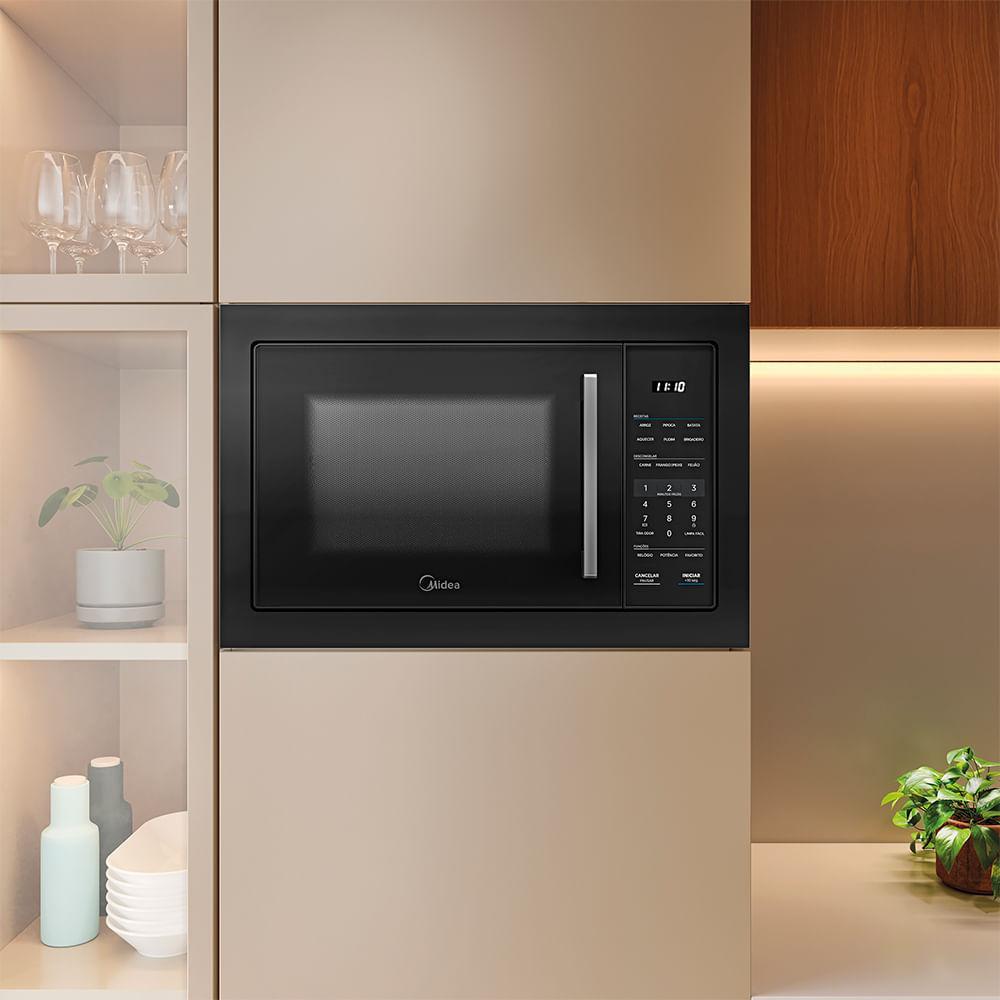 Micro-ondas de Embutir Midea com 35 Litros de Capacidade Preto - MGB35M1 - 6