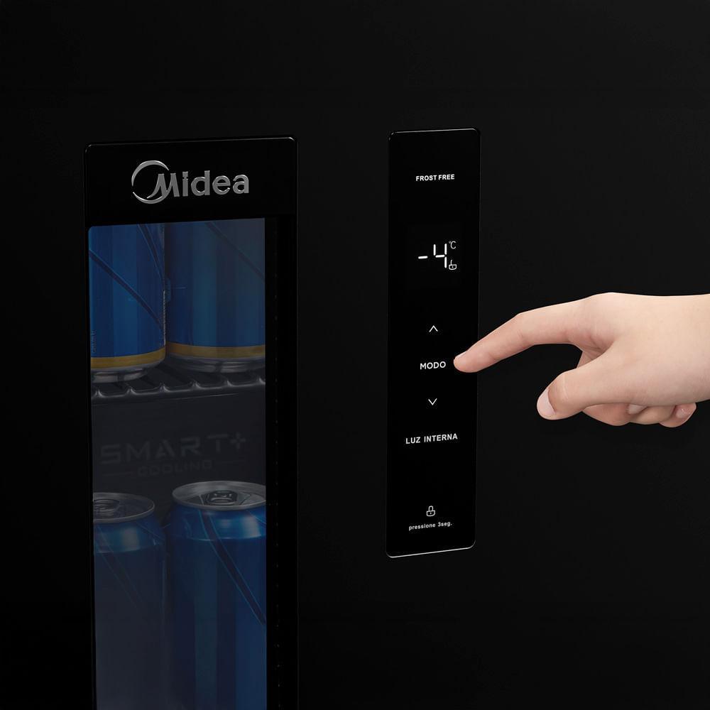 Cervejeira Vertical Midea de 82 Litros Frost Free Preta - MDRX150FGGDX0 - 6