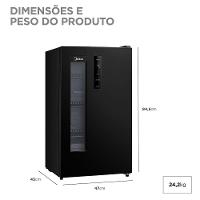 Cervejeira Vertical Midea de 82 Litros Frost Free Preta - MDRX150FGGDX0 - 9