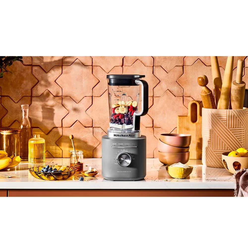 Liquidificador KitchenAid Pure Power com 10 Velocidades e Jarra com 2 Litros Charcoal Grey - KUA20AG - 6