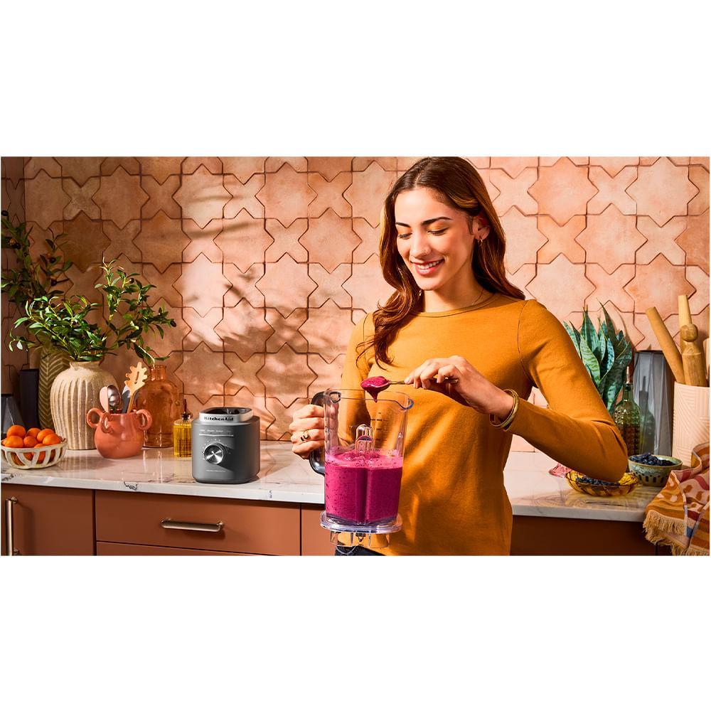 Liquidificador KitchenAid Pure Power com 10 Velocidades e Jarra com 2 Litros Charcoal Grey - KUA20AG - 7