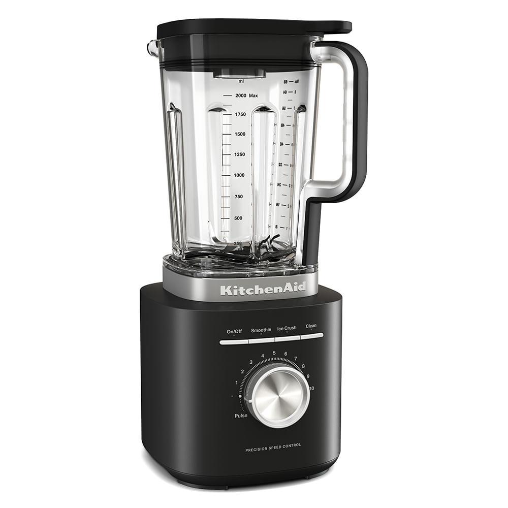 Liquidificador KitchenAid Pure Power com 10 Velocidades e Jarra com 2 Litros Black Matte - KUA20AP - 10