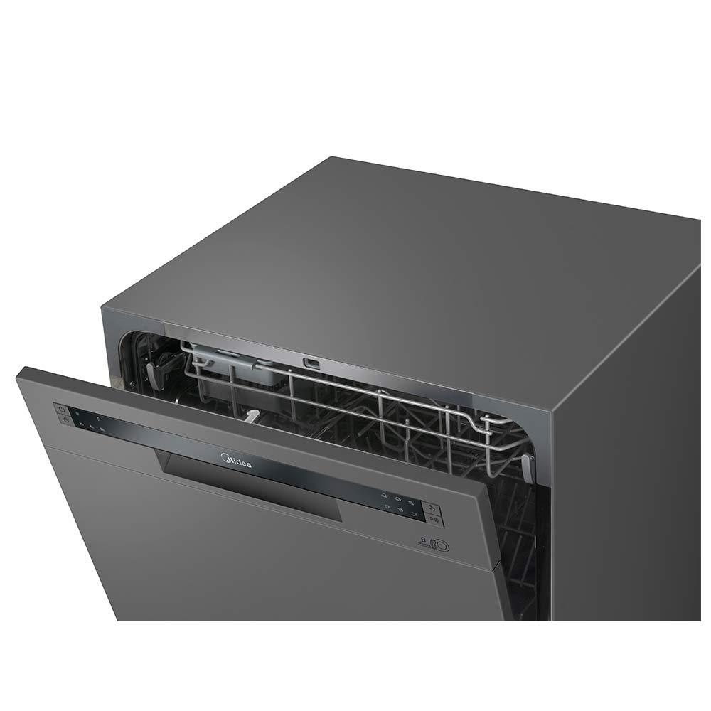 Lava-Louças Midea Cinza com 08 Serviços, 06 Programas de Lavagem e Função Adiar Início - DWA08S - 4