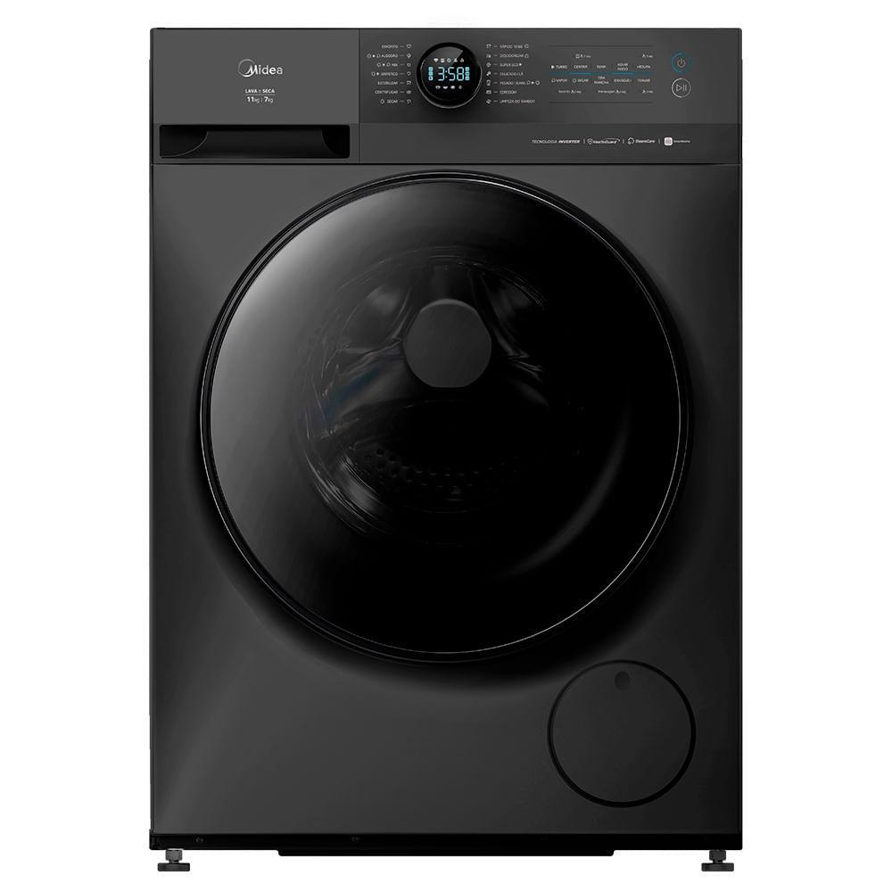 Lava e Seca Midea Slim HealthGuard 11kg/7kg Titanium Conectada com Função Turbo - MF201D11 - 1