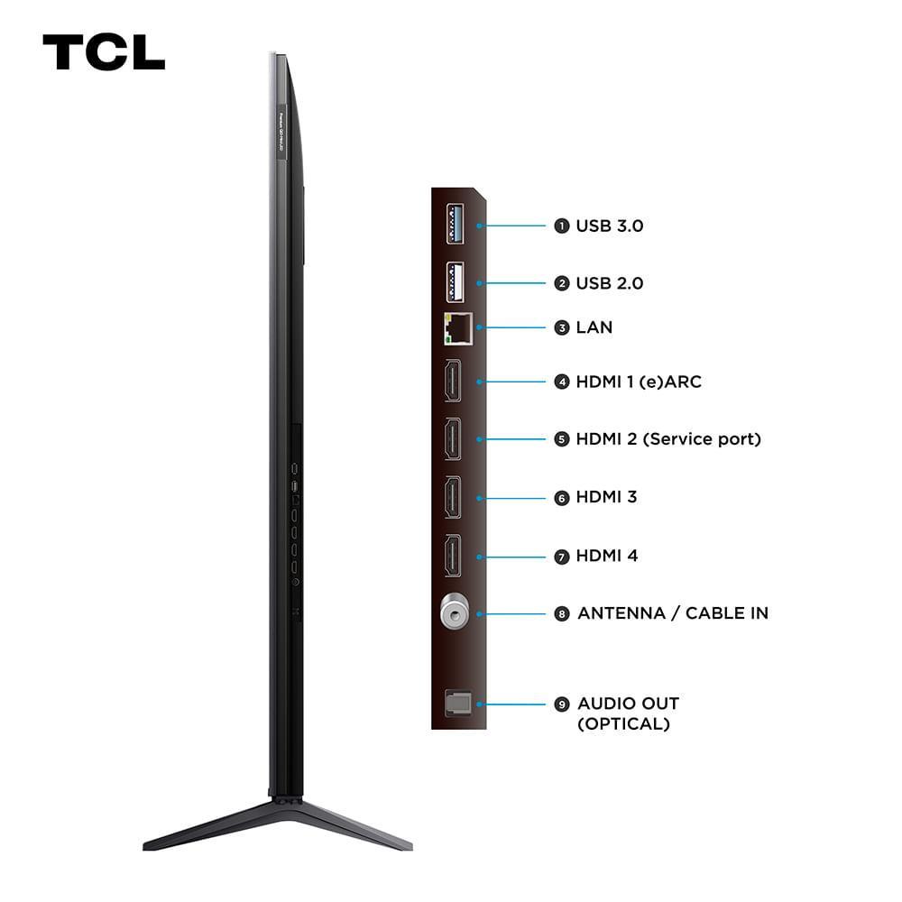 Smart TV 4K TCL QD-Mini LED 85” Polegadas com HDMI 2.1, Dolby Vision IQ, Subwoofer, 144Hz VRR e Wi-Fi - 85C6K - 3