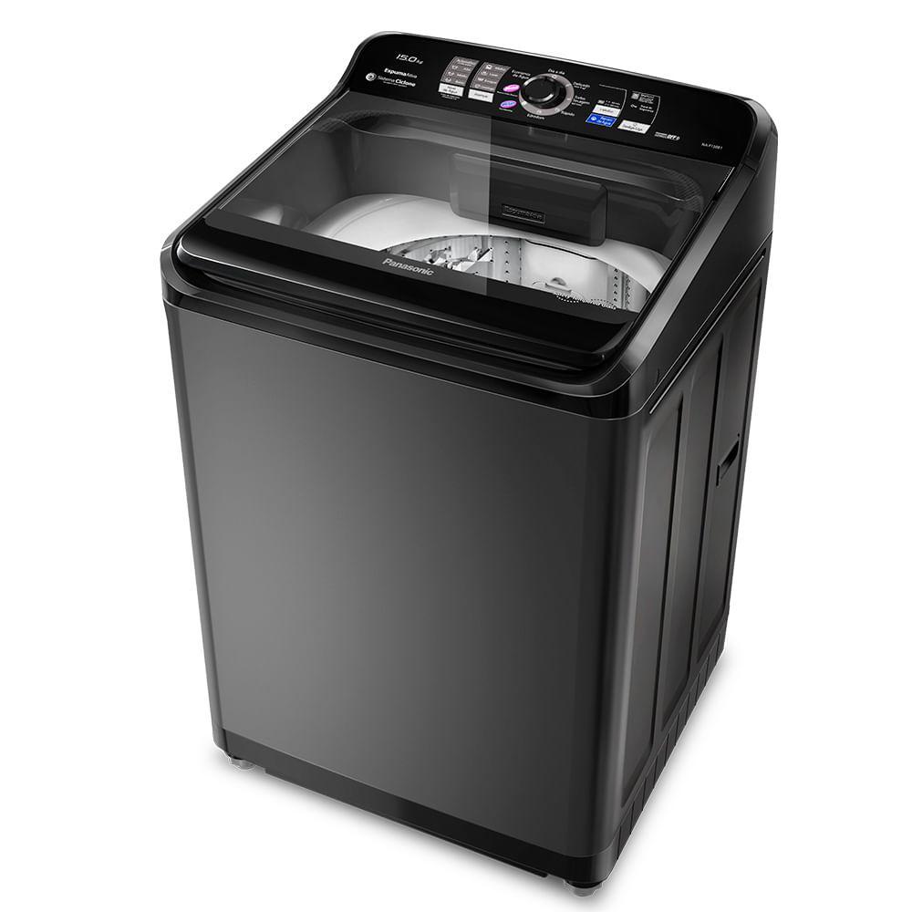 Lavadora de Roupas Panasonic 15Kg Titânio com 08 Programas de Lavagem e Smart Sense - NA-F150B1T - 5