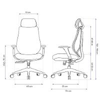 Cadeira Ergonômica Elements Galatea Cinza - 8