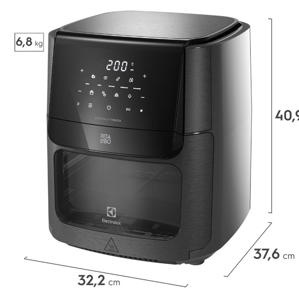 Air Fryer Electrolux por Rita Lobo 12L Digital Grafite Experience com 1700W (EAF85) - 2