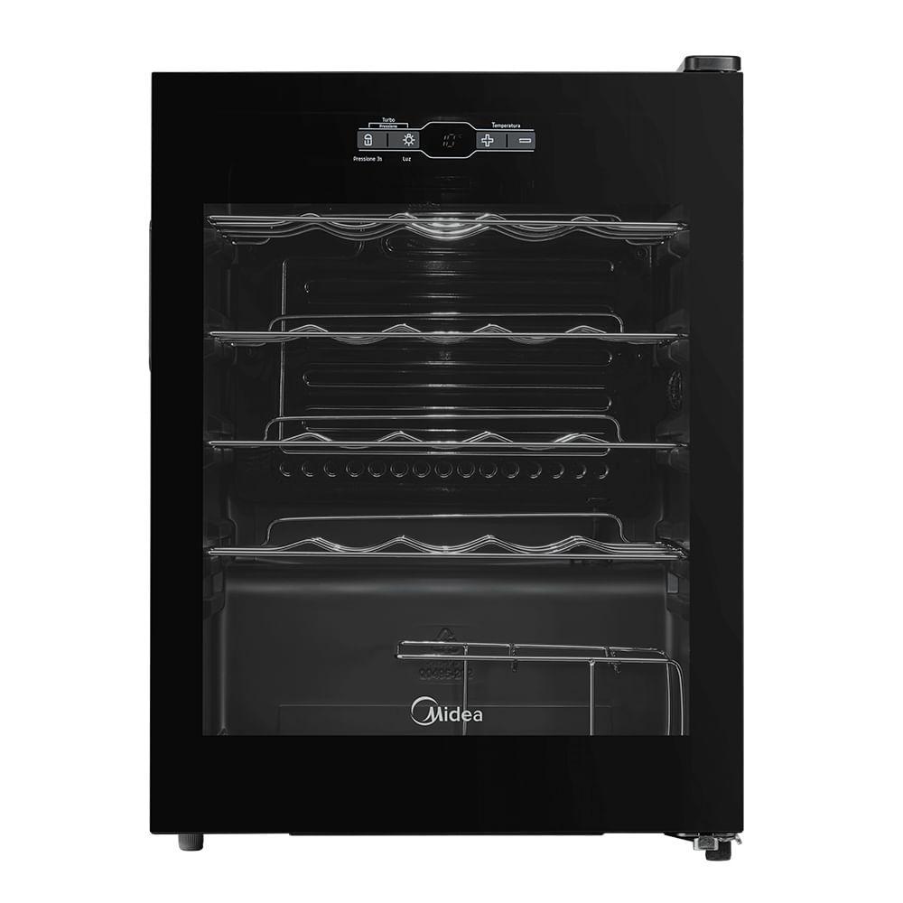 Adega de Vinhos Midea Inverter para 24 Garrafas com até 18°C - MDRW110FGGGL3 - 1