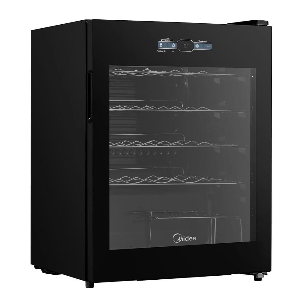 Adega de Vinhos Midea Inverter para 24 Garrafas com até 18°C - MDRW110FGGGL3 - 3