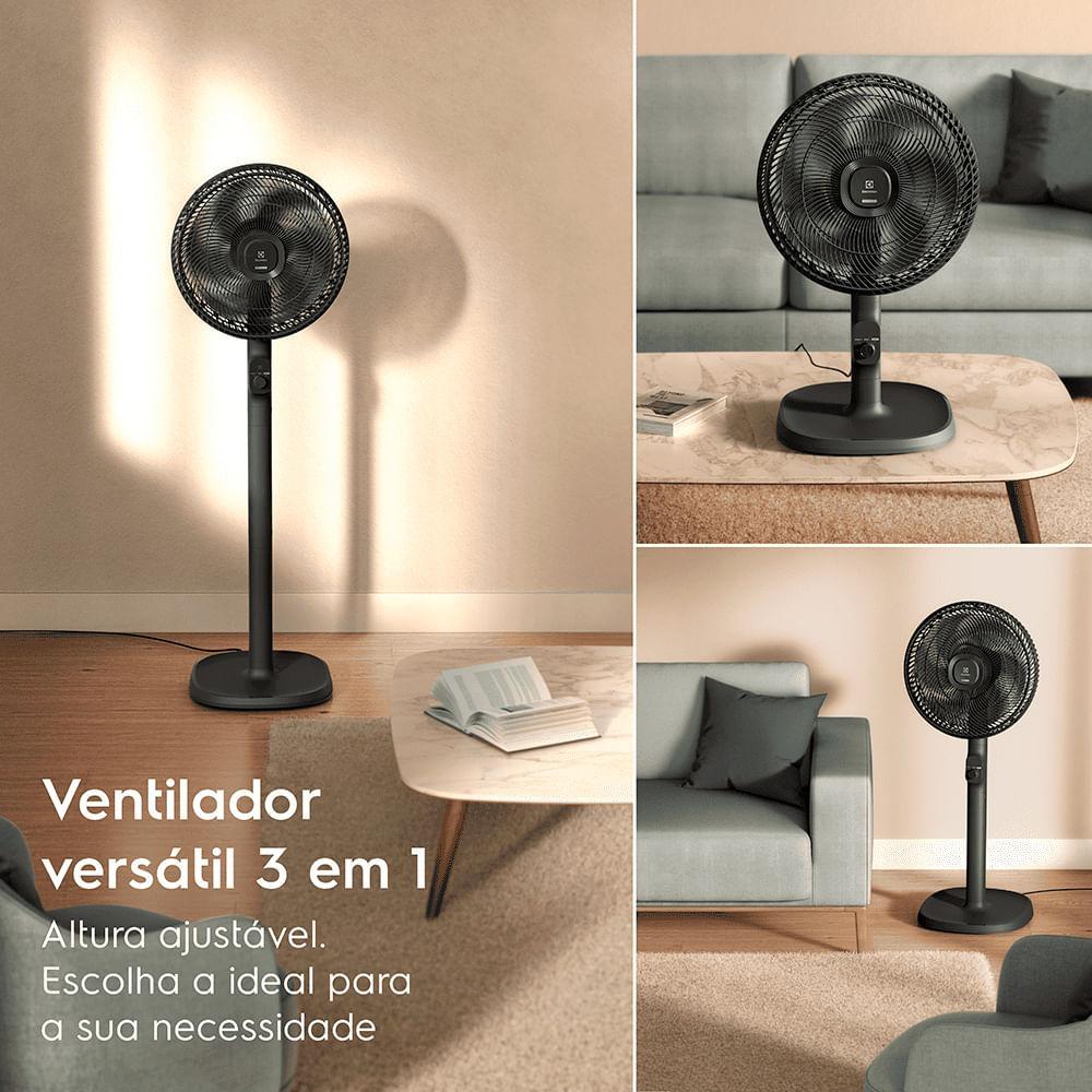 Ventilador de Coluna Electrolux Efficient DuoForce Air+ com 03 Velocidades Cinza - EFS40 - 9