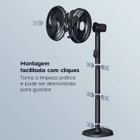 Ventilador de Coluna Electrolux Efficient DuoForce Air+ com 03 Velocidades Cinza - EFS40