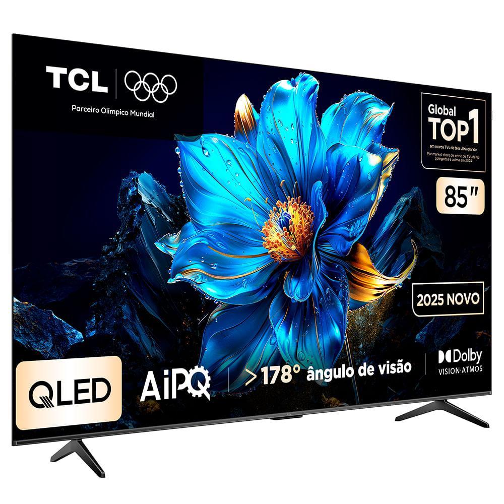 Smart TV 4K TCL Classic QLED 85” Polegadas com HDMI 2.1, Dolby Vision, Dolby Atmos e Wi-Fi Dual Band - 85P7K - 2