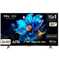 Smart TV 4K TCL Classic QLED 85” Polegadas com HDMI 2.1, Dolby Vision, Dolby Atmos e Wi-Fi Dual Band - 85P7K - 1