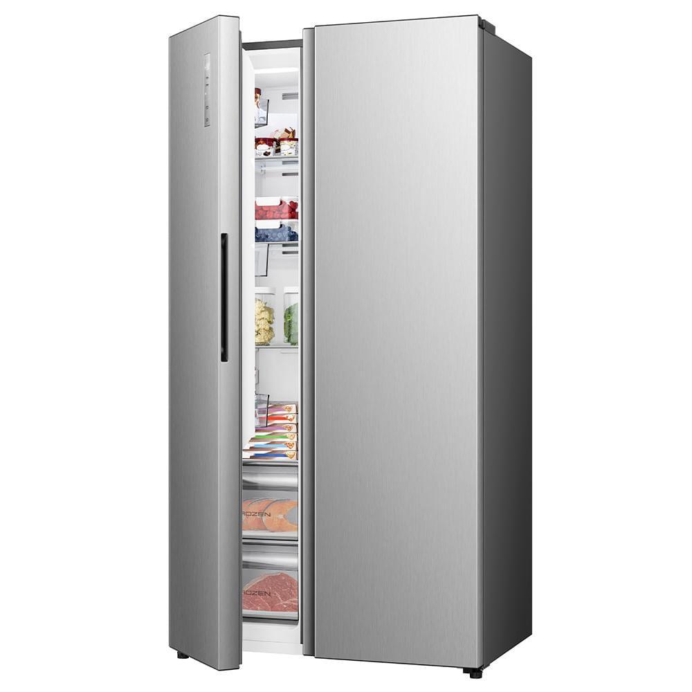 Refrigerador Side by Side Hisense Frost Free com 531 Litros Multi Air Flow 2.0 e Super Freezer Inox - RS3P558 - 6