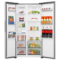 Refrigerador Side by Side Hisense Frost Free com 531 Litros Multi Air Flow 2.0 e Super Freezer Inox - RS3P558 - 5