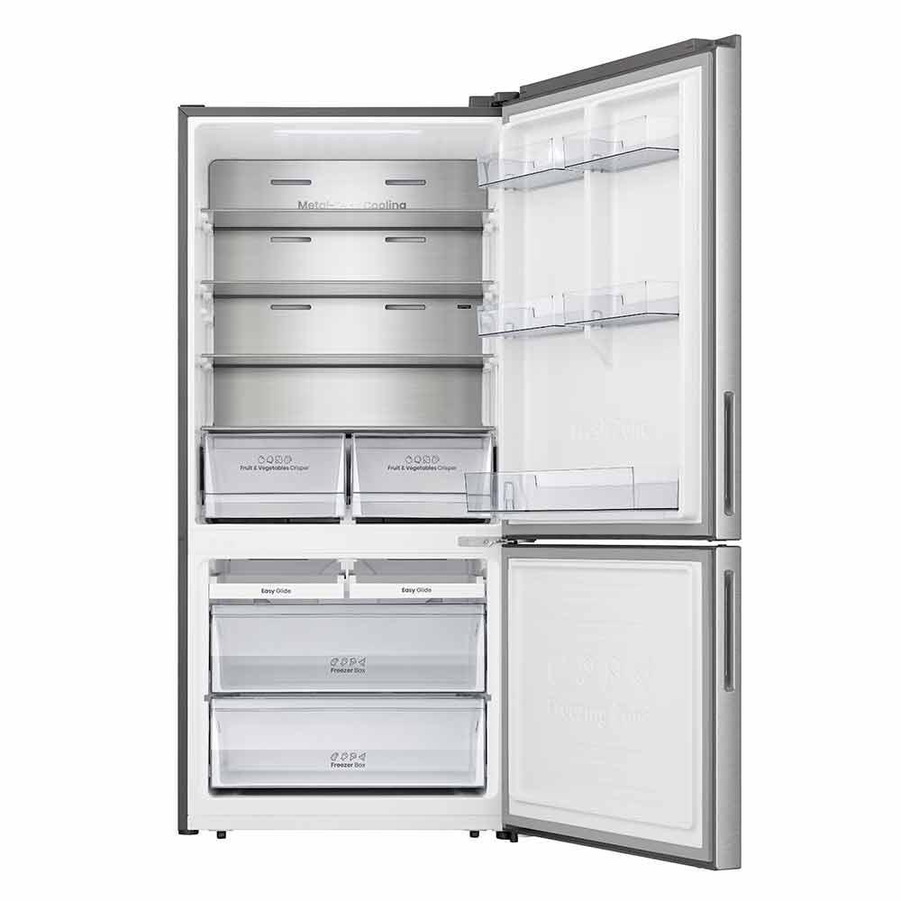 Refrigerador Bottom Freezer Metal Tech Hisense de 02 Portas Frost Free com 499 Litros Inox - RB5P504 - 5