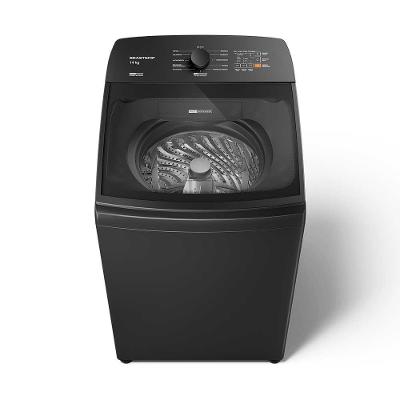 Lavadora de Roupas Brastemp 14Kg Cinza Platinum com 12 Programas de Lavagem com Smart Sensor e Reduzir Tempo - BWJ14A9