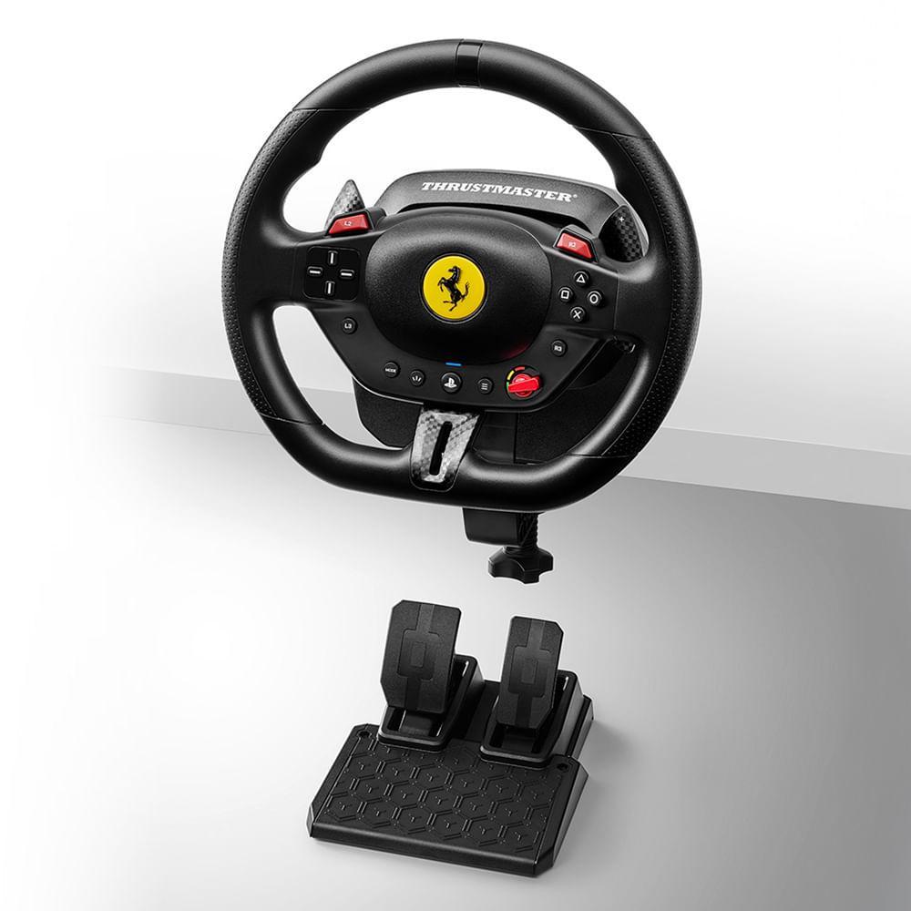 Kit Volante e Pedal T98 Ferrari para PS4, PS5 e PC - Thrustmaster - 3