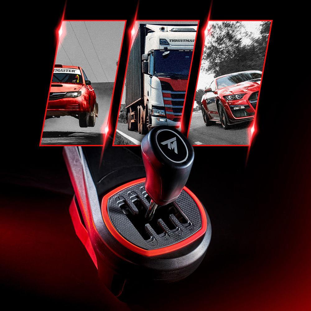 Kit Câmbio TH8S Add-on Shifter Thrustmaster Preto e Grafite para Múltiplas Plataformas - 6