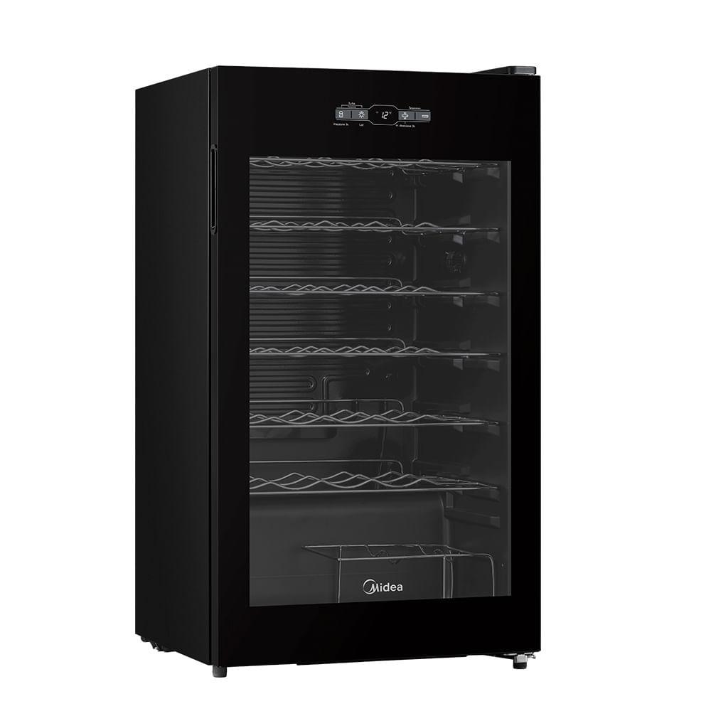 Adega de Vinhos Midea Inverter Smart para 34 Garrafas com até 18°C - MDRW150FGGGL3 - 1