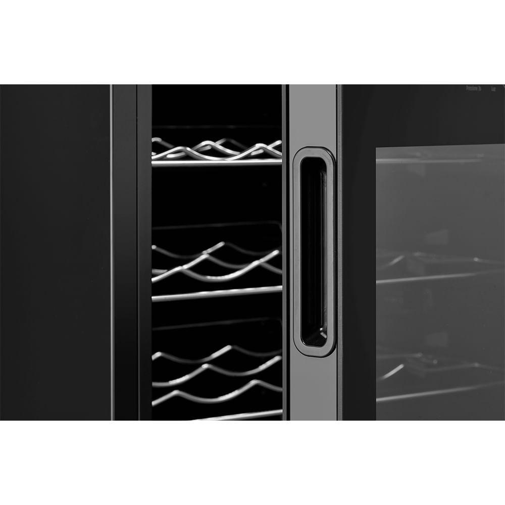 Adega de Vinhos Midea Inverter Smart para 34 Garrafas com até 18°C - MDRW150FGGGL3 - 5