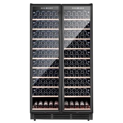 Adega de Vinhos Benmax Side by Side para 218 Garrafas com Até 18°C Black - BAC218