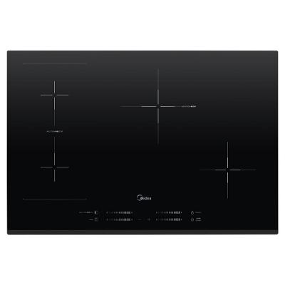 Cooktop por Indução Freezone Even Pro Midea em Vitrocerâmico com 04 Bocas, 09 Níveis de Potência Preto - CFBX42