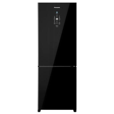 Refrigerador Bottom Freezer Inverter Panasonic de 02 Portas Frost Free com 511 Litros Black Glass - NR-BB71GV7B