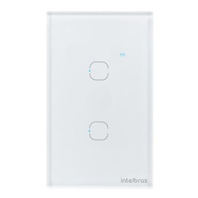 Interruptor Smart Touch Wi-Fi Izy com 2 Teclas Branco - Intelbras - EWS 1002