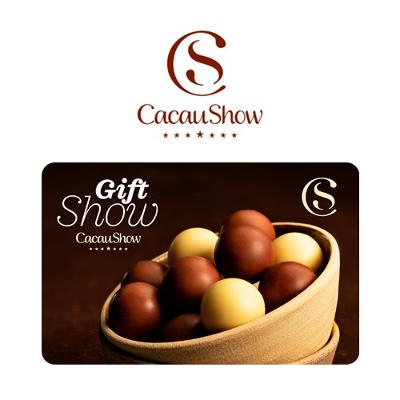 Cartão Presente Cacau Show Virtual