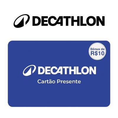 Cartão Presente Decathlon Bônus R$ 10 Virtual