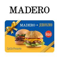 Cartão Presente Madero + Jeronimo Bônus R$ 20 Virtual - 1