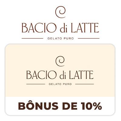 Gift Card Bacio di Latte Bônus 10% Virtual