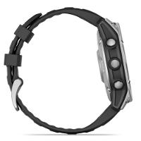 Smartwatch Relógio Garmin Fenix E Aço Inoxidável com Pulseira de Silicone Preta 47mm - 10