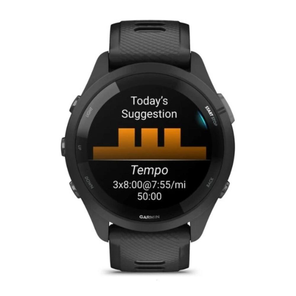 Relógio Garmin Forerunner 265 Music Preto EU/PAC com Monitor Cardíaco de Pulso e GPS 46mm - 2