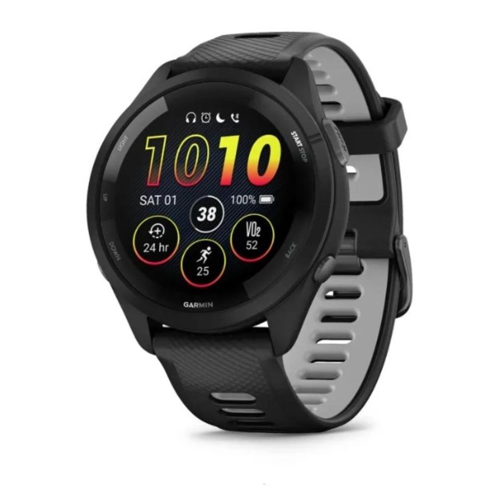 Relógio Garmin Forerunner 265 Music Preto EU/PAC com Monitor Cardíaco de Pulso e GPS 46mm - 1