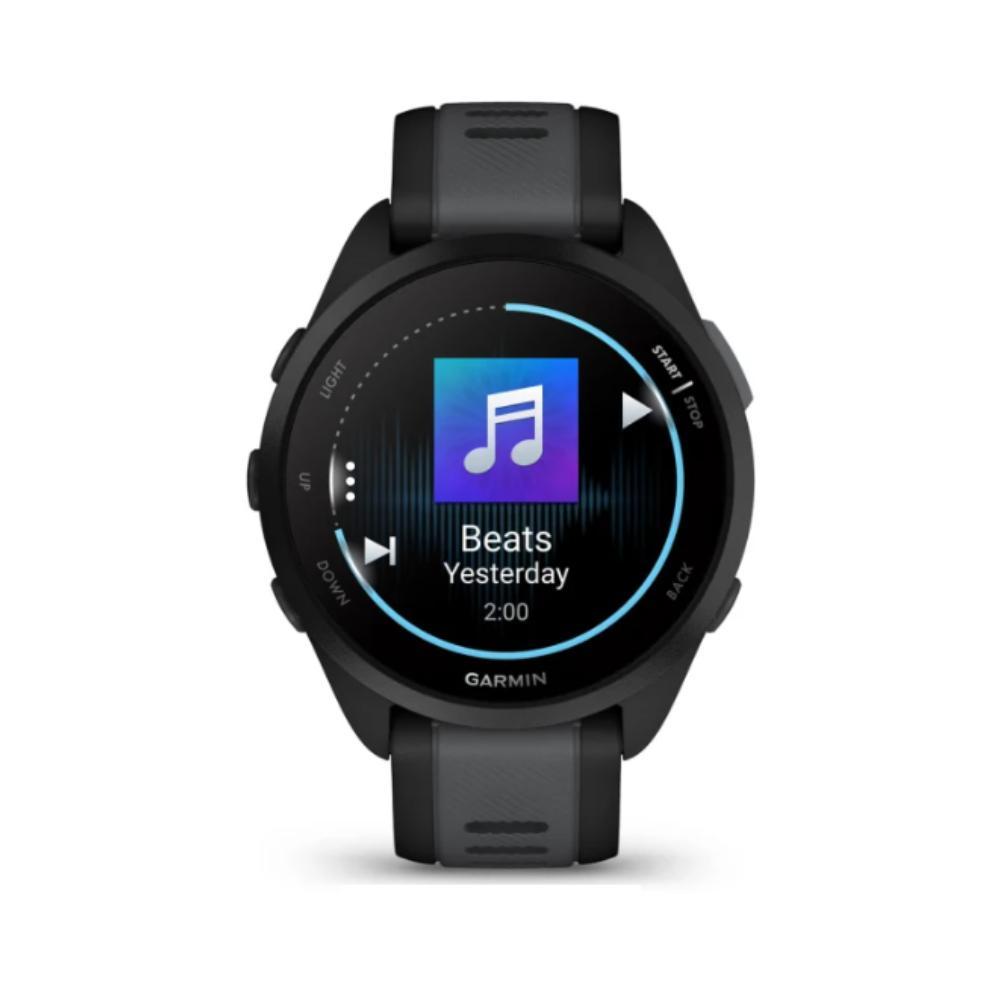 Smartwatch Relógio Garmin Forerunner 165 Music Preto e Cinza Ardosia WW com Monitor Cardíaco de Pulso e GPS 43mm - 4