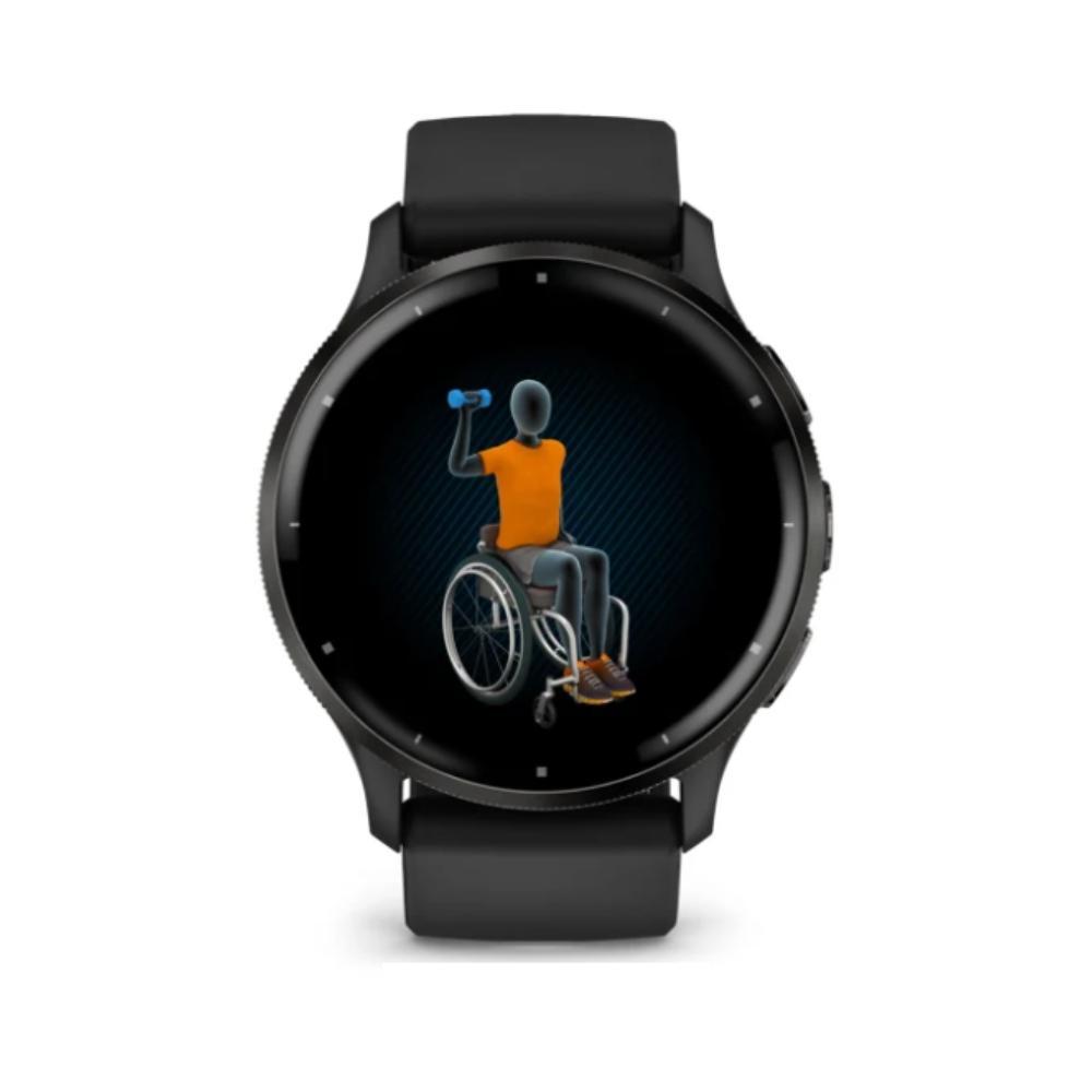 Monitor Cardíaco de Pulso com GPS Garmin Venu 3 Preto WW 45mm - 6