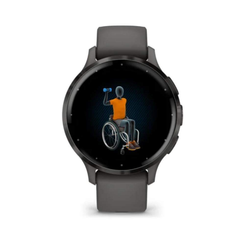 Relógio Monitor Cardíaco de Pulso com GPS Garmin Venu 3S Grafite WW 41mm - 6